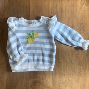 Janie and Jack Lemon Sweater